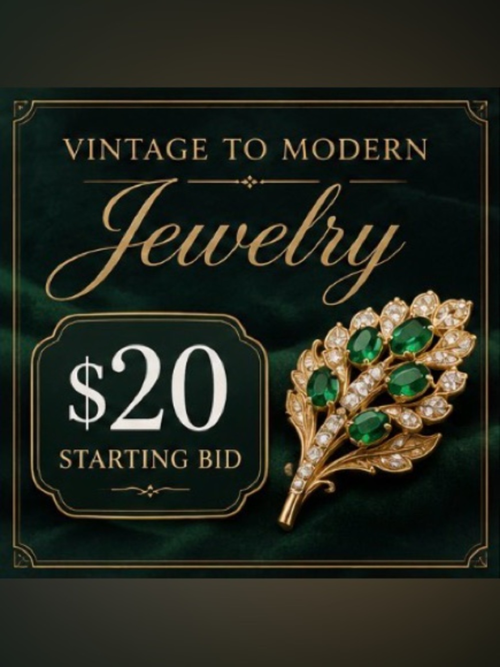 Vintage to Modern - Live Auction Listing